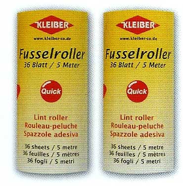 Lint roller refills 2 x 5m refill