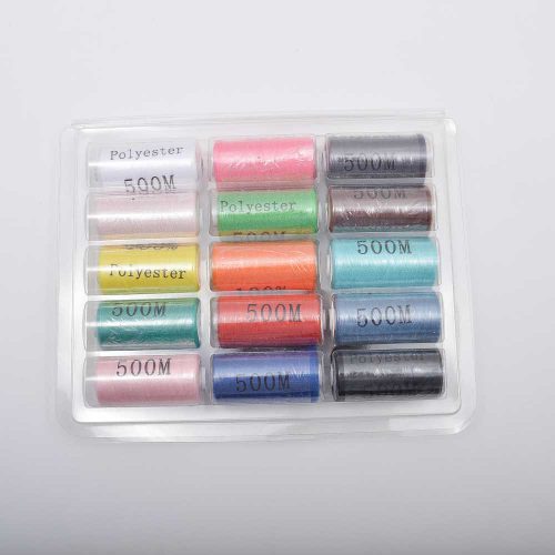 Sewing machine threads 15 spools 500m