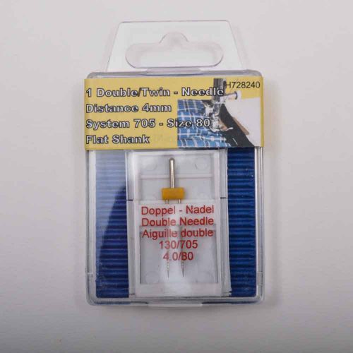 1 Twin Needle, Size 80 - 4.00mm