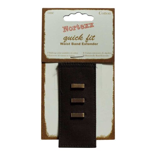 Nortexx Quick Fit Waist Button Extender, Black