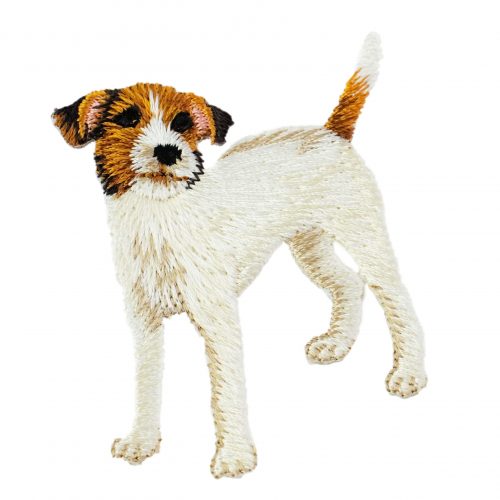 Kleiber Iron On Motif Dog White