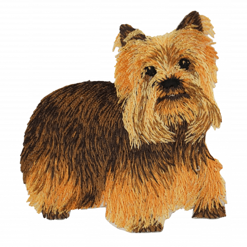 Kleiber Iron On Motif - Brown Dog