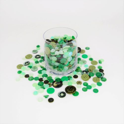 Green Assorted Buttons 250g